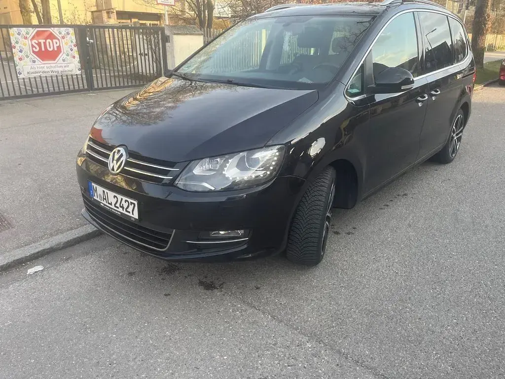 Brugt VW Sharan Highline 170 HK (125 kW) 2012 Sort MPV