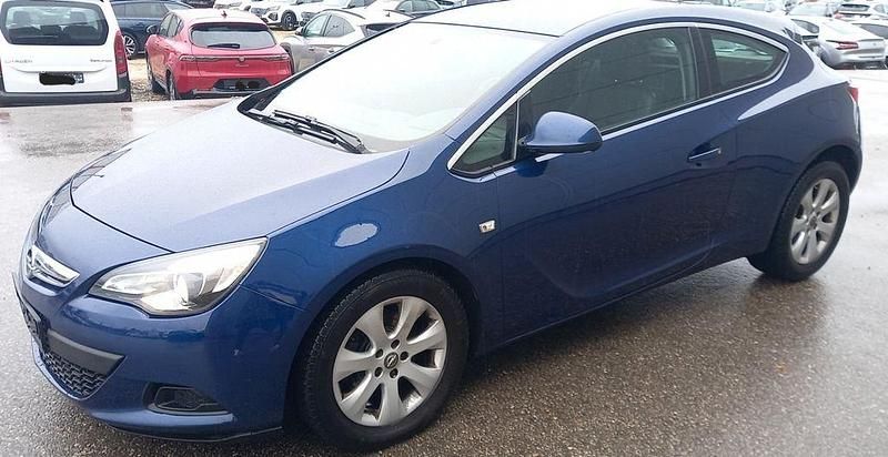 Blau Gebraucht 2014 Opel Astra GTC Limousine | 3.490 € (Teuer) - Bild 1/4