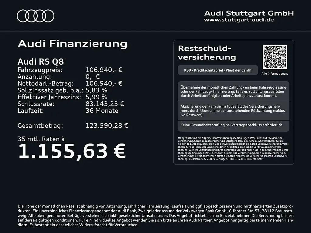 Gebraucht Audi Q8 Sport 600 PS (441 kW) 2023 Grau SUV