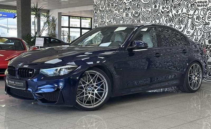 Tansanitblau metallic Gebraucht 2017 BMW M3 Competition Edition Limousine | 56.480 € (Fairer Preis) - Bild 1/3