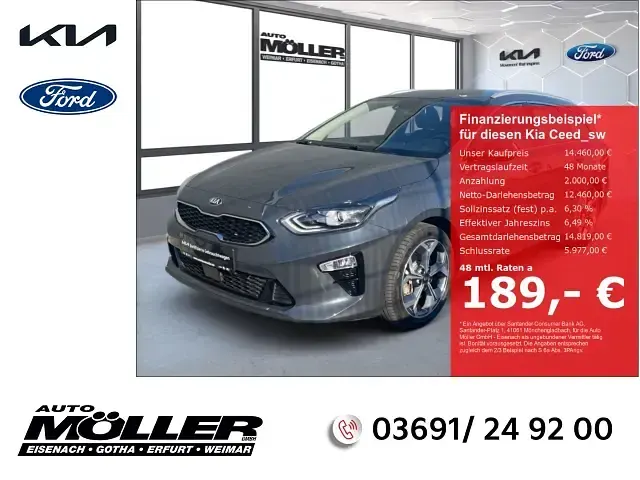 Gebraucht Kia Ceed Sportswagon Spirit 136 PS (100 kW) 2021 Kombi