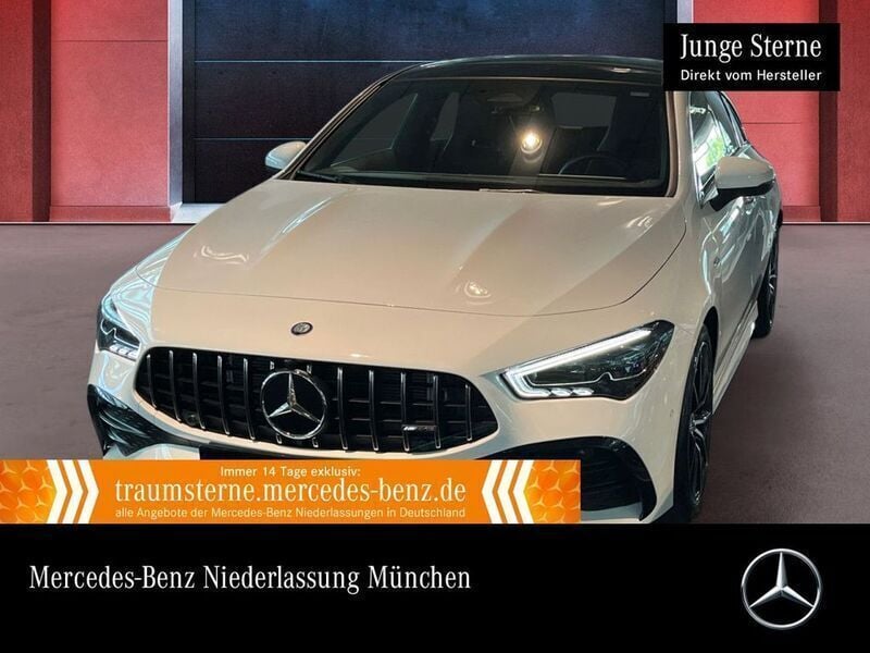 Weiß Gebraucht 2024 Mercedes CLA35 AMG AMG Limousine | 45.290 € (Superpreis) - Bild 1/3