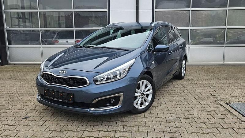 Blau Gebraucht 2016 Kia Ceed Sportswagon DREAM-TEAM Edition Kombi | 9.990 € (Guter Preis) - Bild 1/4