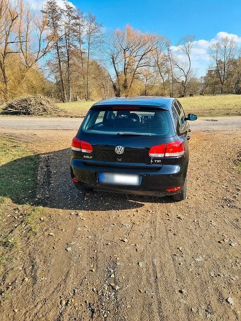 Gebraucht VW Golf VI Trendline 105 PS (77 kW) 2010 Schwarz Kleinwagen