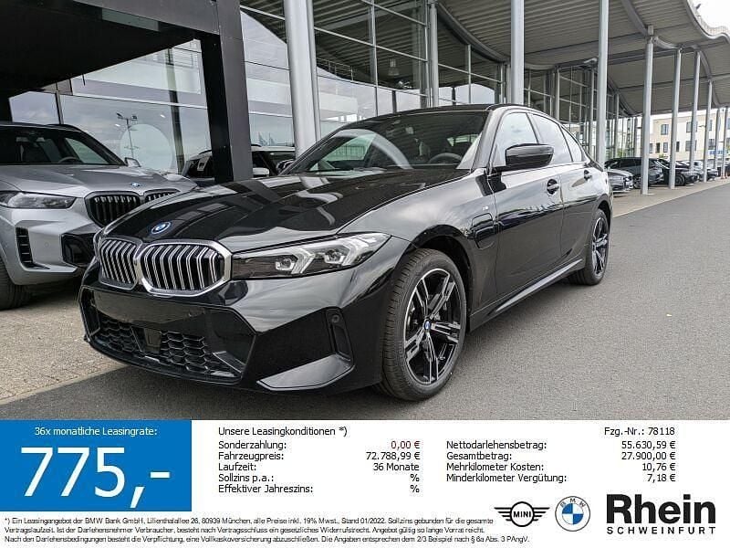 Schwarz Neu 2025 BMW 330e M Sport Limousine | 53.089 € (Superpreis) - Bild 1/4