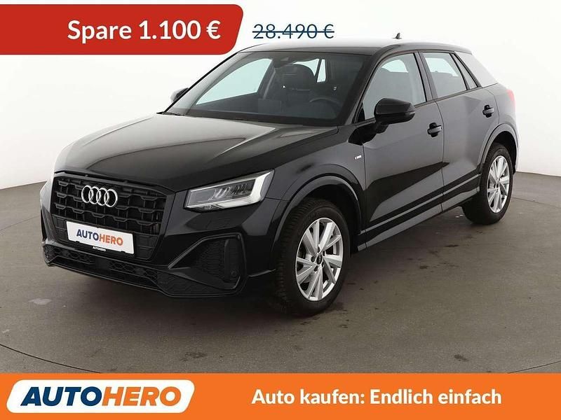 Mythosschwarz Gebraucht 2023 Audi Q2 S-Line SUV | 27.390 € (Fairer Preis) - Bild 1/3