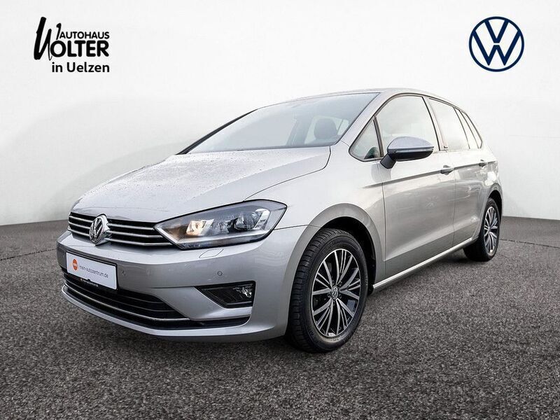 Silber Gebraucht 2016 VW Golf Sportsvan Allstar Van / Kleinbus | 16.590 € (Fairer Preis) - Bild 1/4