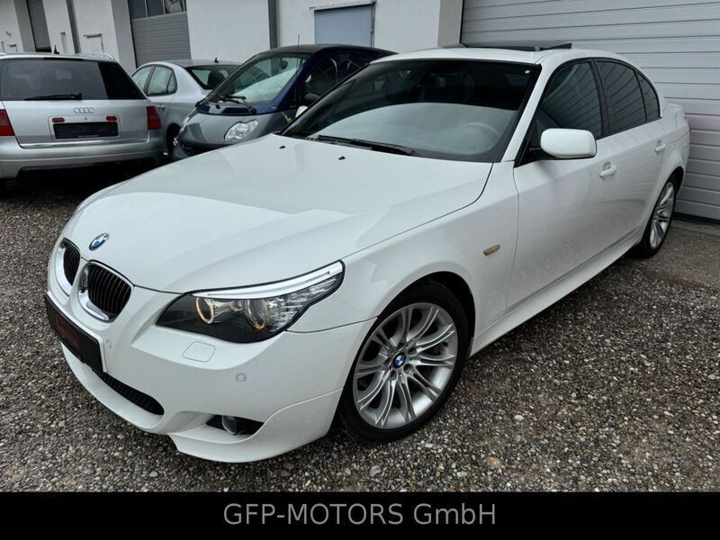 Weiß Gebraucht 2009 BMW 525 M Sport Limousine | 9.999 € (Teuer) - Bild 1/4