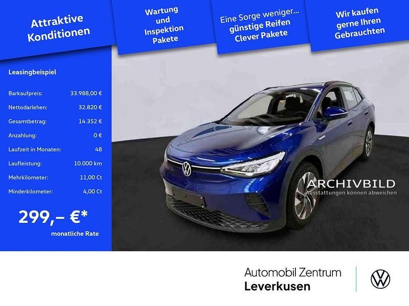 Blau Gebraucht 2025 VW ID.4 Pure SUV | 33.988 € (Etwas zu teuer) - Bild 1/2