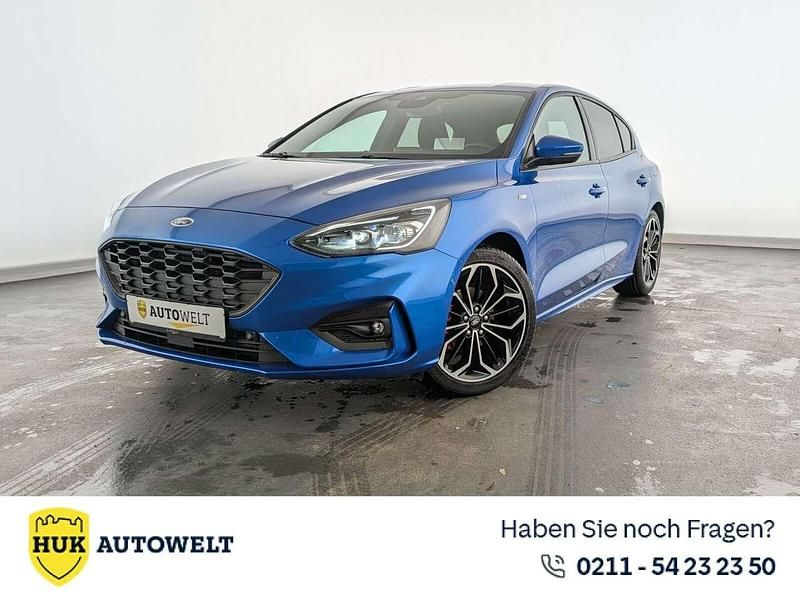 Blau Gebraucht 2020 Ford Focus ST-Line X Limousine | 15.460 € (Fairer Preis) - Bild 1/3