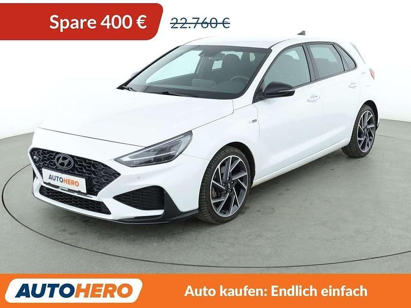 Polar white Gebraucht 2022 Hyundai i30 N Line Limousine | 22.360 € (Fairer Preis) - Bild 1/3