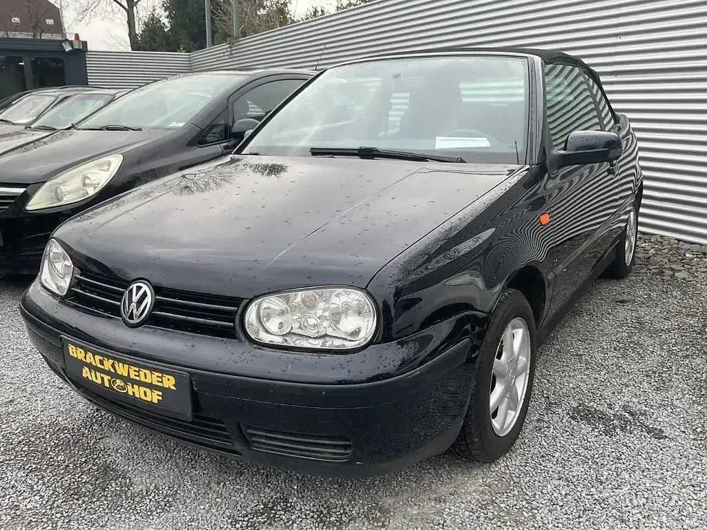 Gebraucht VW Golf Cabriolet 75 PS (55 kW) 1998 Schwarz Cabrio