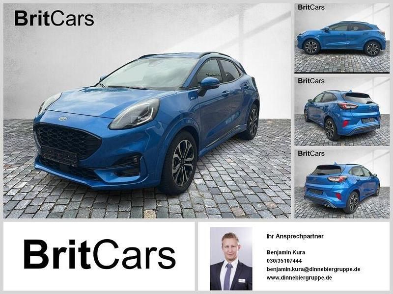 Blau (metallic) Gebraucht 2024 Ford Puma ST-Line X SUV | 24.480 € (Guter Preis) - Bild 1/4