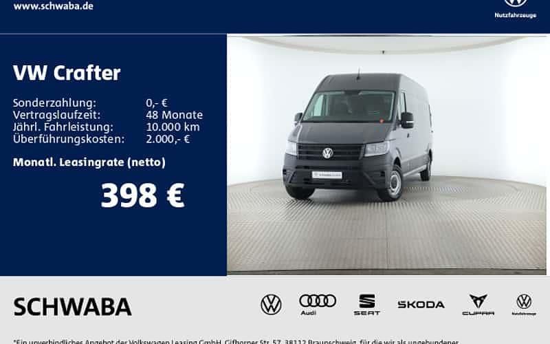 Grau Gebraucht 2024 VW Crafter Trendline Van | 41.531 € (Guter Preis) - Bild 1/4
