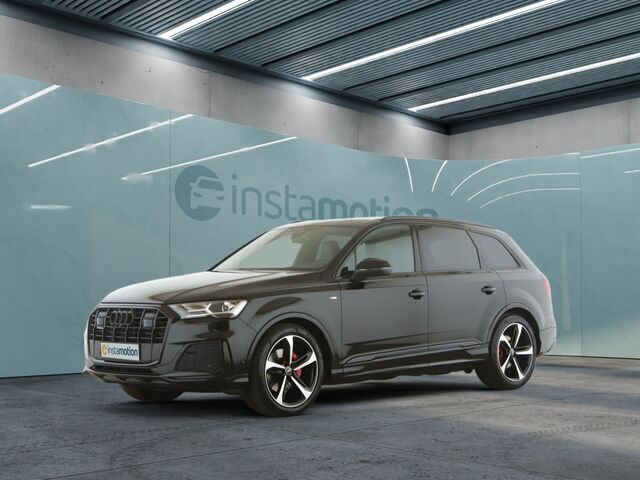 Schwarz Gebraucht 2022 Audi Q7 S-line plus SUV | 67.225 € (Etwas zu teuer) - Bild 1/2