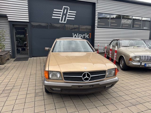 Gebraucht Mercedes 500 231 PS (169 kW) 1982 Gold Coupé