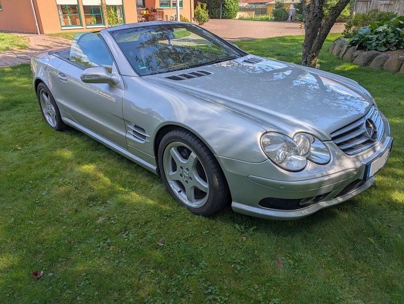 Gebraucht Mercedes SL500 AMG 306 PS (225 kW) 2002 Silber Cabrio