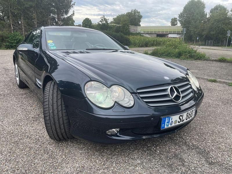 Schwarz Gebraucht 2003 Mercedes SL350 Cabrio | 16.500 € (Etwas zu teuer) - Bild 1/4
