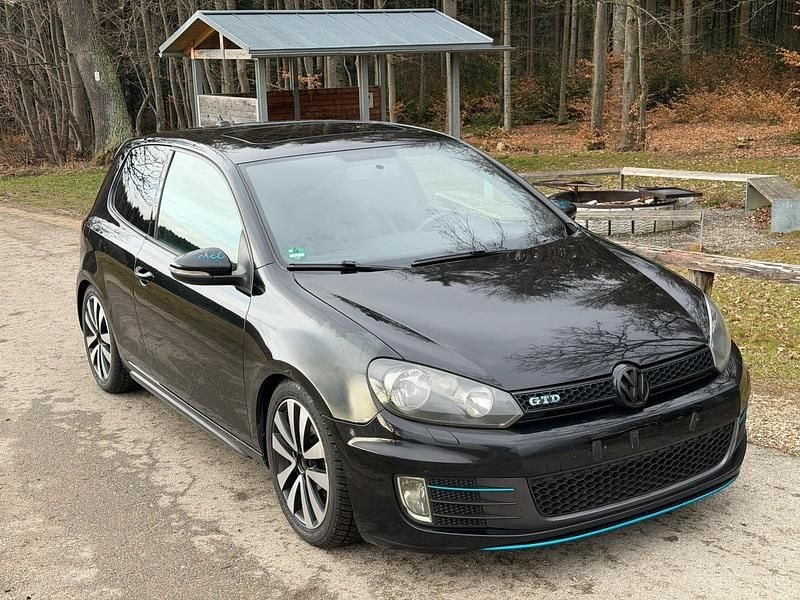Gebraucht VW Golf GTD 170 PS (125 kW) 2010 Schwarz Coupé