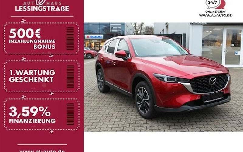 Gebraucht Mazda CX-5 Exclusive-Line 194 PS (142 kW) 2023 Rot (soul red crystal metallic) SUV