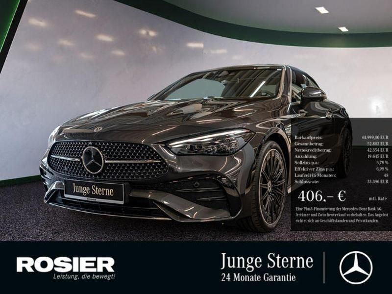 Grau / graphitgrau (metallic) Gebraucht 2024 Mercedes 220 AMG Cabrio | 61.999 € - Bild 1/4