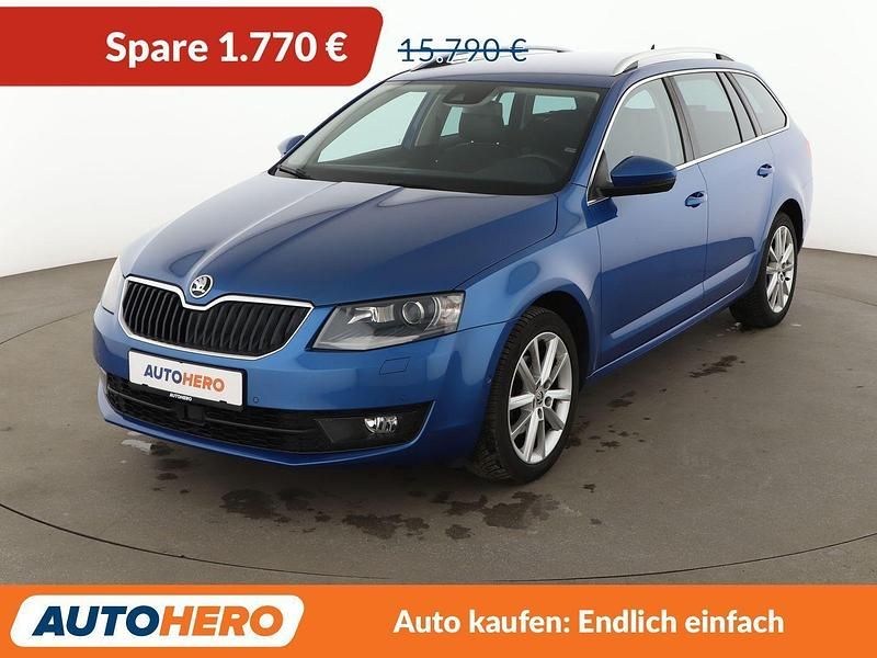 Gebraucht Skoda Octavia Elegance 140 PS (102 kW) 2014 Blau Kombi
