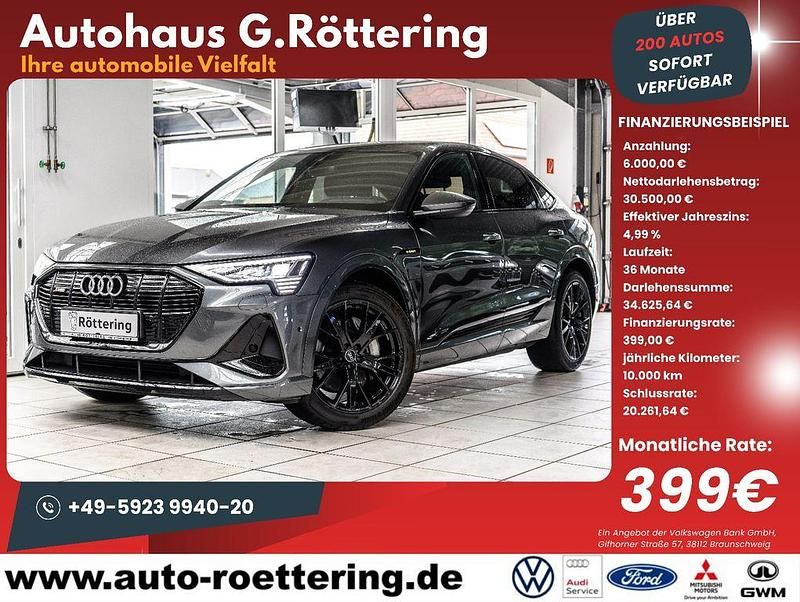 Gebraucht Audi e-tron Sportback S-Line 300 kW (408 PS) 2022 Grau SUV
