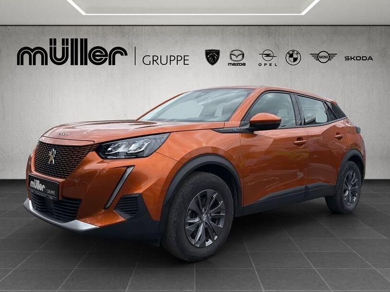 Gebraucht Peugeot e-2008 Active 100 kW (136 PS) 2021 Orange (metallic) SUV