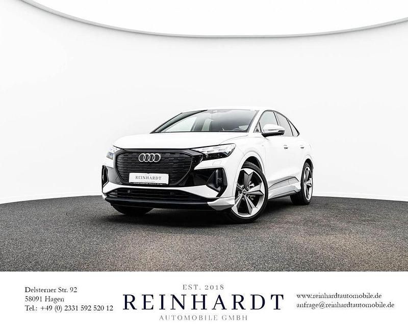 Gletscherweiß metallic Gebraucht 2023 Audi Q4 Sportback e-tron S-Line SUV | 37.170 € (Fairer Preis) - Bild 1/1