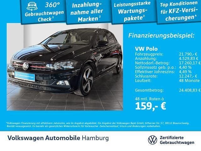 Gebraucht VW Polo GTI 207 PS (152 kW) 2021 Deep black perleffekt Limousine