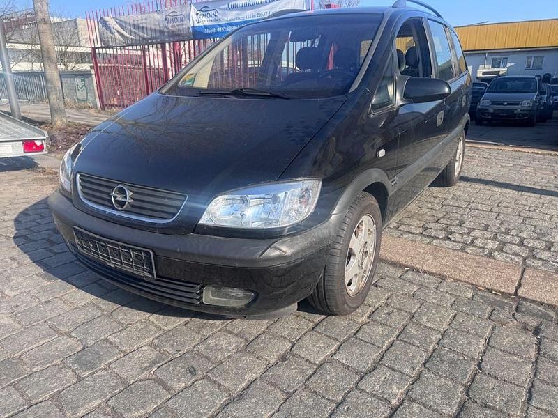 Gebraucht Opel Zafira Elegance 125 PS (91 kW) 2003 Schwarz Van / Kleinbus