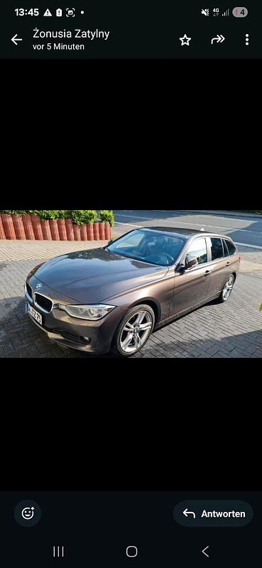 Gebraucht BMW 320 163 PS (119 kW) 2013 Grau Kombi