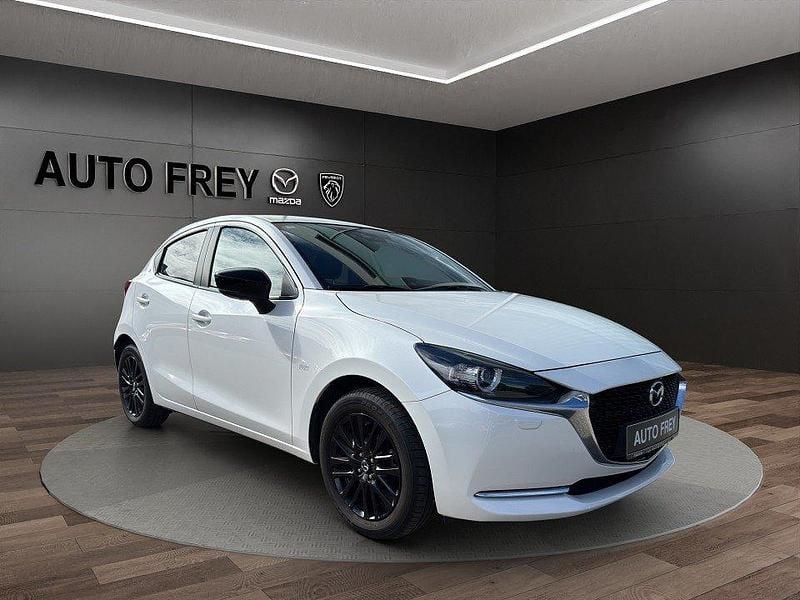 Snowflake white Gebraucht 2022 Mazda 2 Homura-Line Kleinwagen | 16.870 € (Fairer Preis) - Bild 1/3