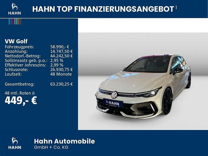 Neu VW Golf R 333 PS (244 kW) 2025 Pure white uni schwarz uni Limousine
