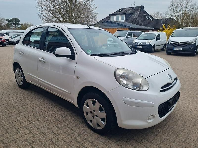 Gebraucht Nissan Micra Visia 80 PS (58 kW) 2012 Weiß Kleinwagen