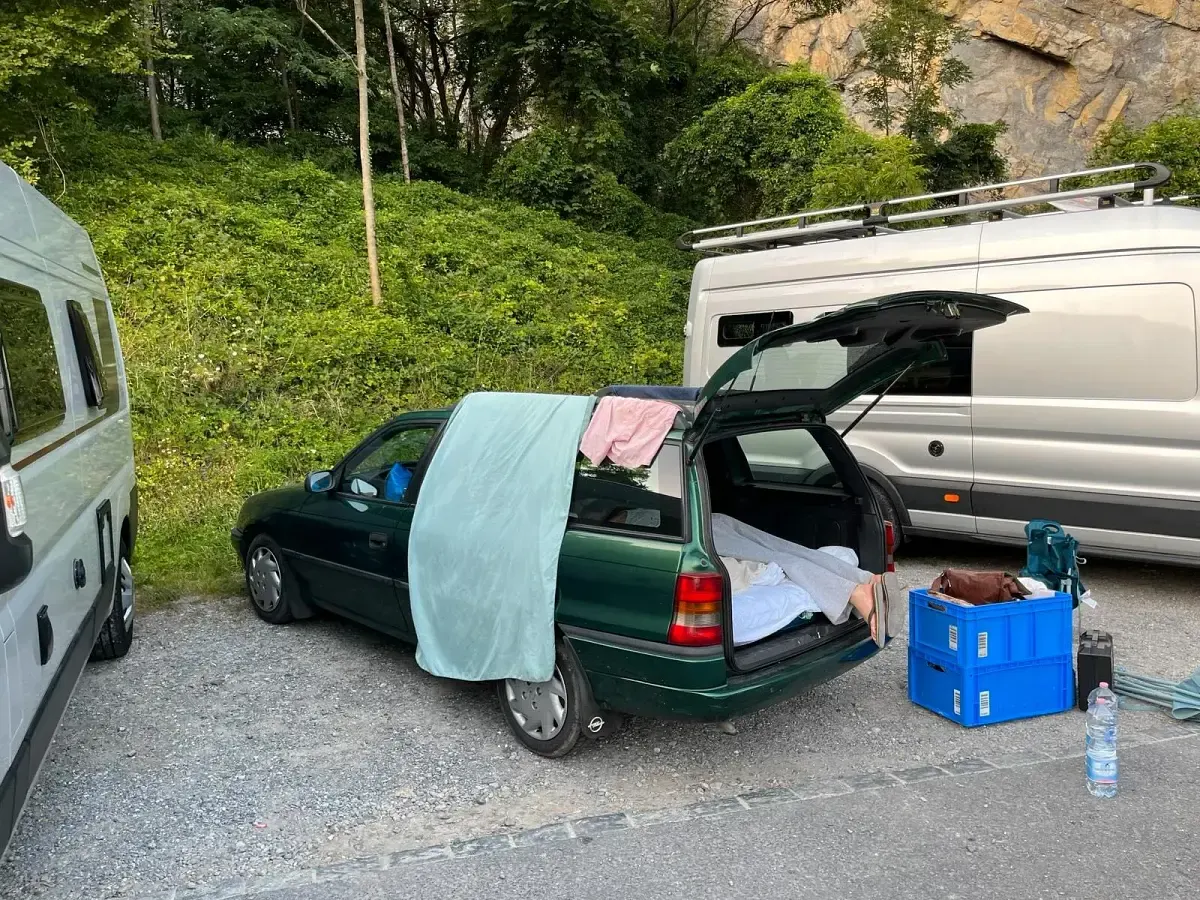 Gebraucht Opel Astra 75 PS (55 kW) 1997 Grün Kombi