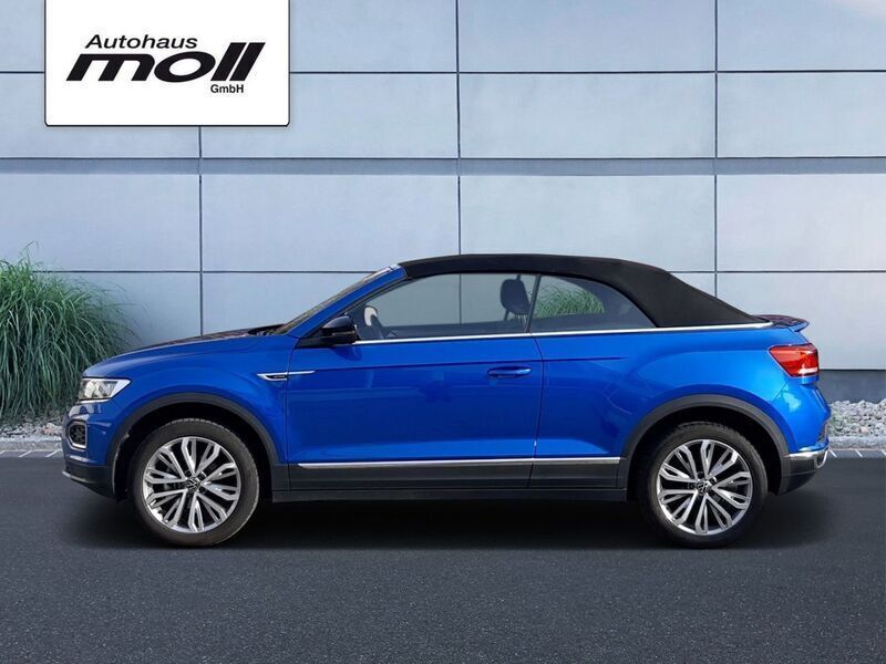 Gebraucht VW T-Roc Cabriolet Active 150 PS (110 kW) 2021 Blau Cabrio