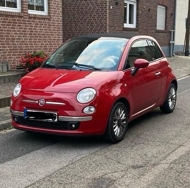 Rot Gebraucht 2015 Fiat 500C Lounge Cabrio | 5.700 € (Superpreis) - Bild 1/4