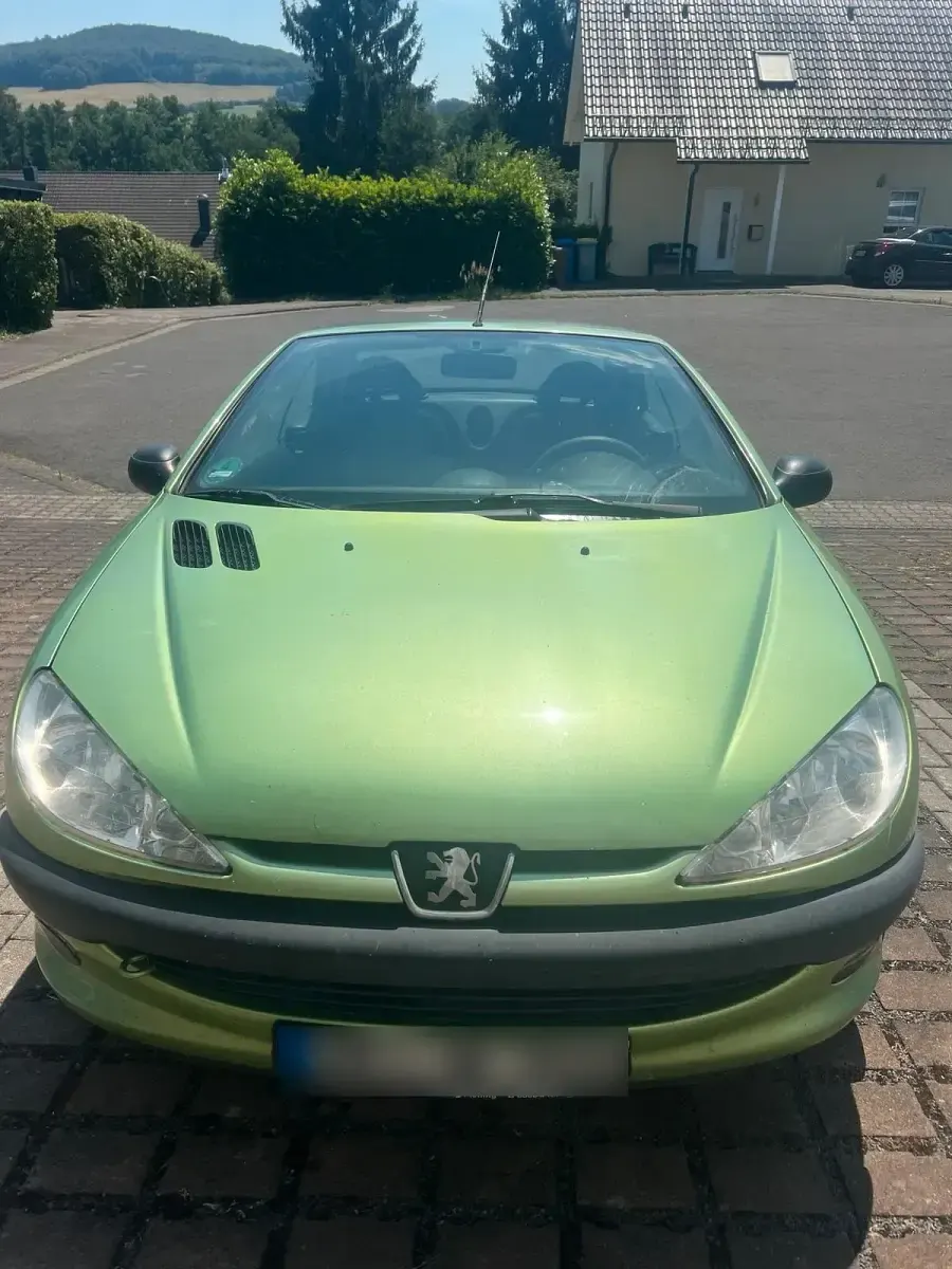 Gebraucht Peugeot 206 CC 109 PS (80 kW) 2001 Grün Cabrio