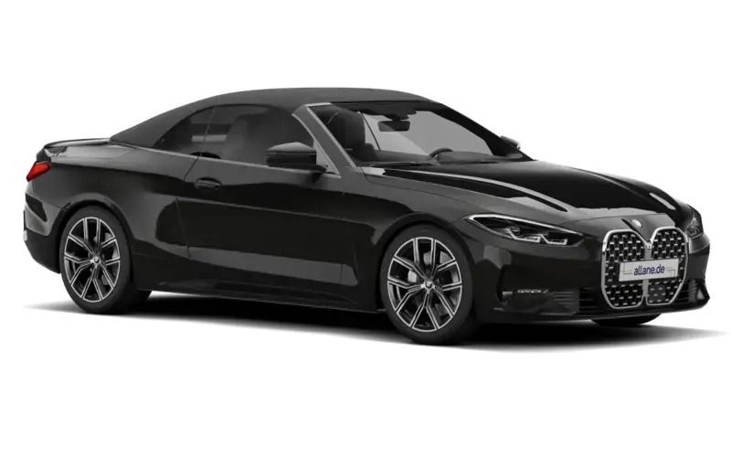 Saphirschwarz metallic(schwarz) Neu 2025 BMW 430 Cabriolet Comfort Edition Cabrio | 87.580 € - Bild 1/4