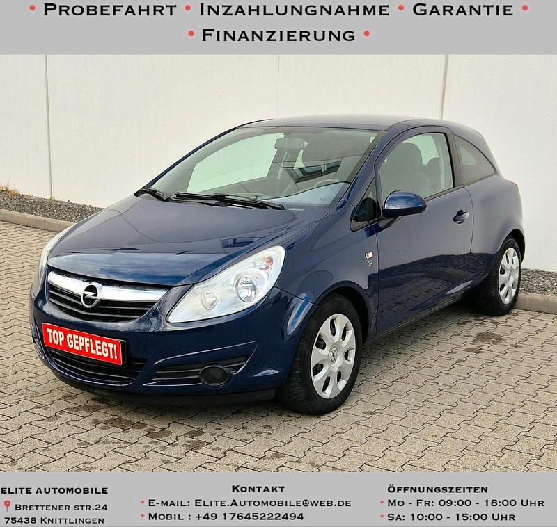 Royal blau (s2) Gebraucht 2010 Opel Corsa Edition Kleinwagen | 3.390 € (Fairer Preis) - Bild 1/4