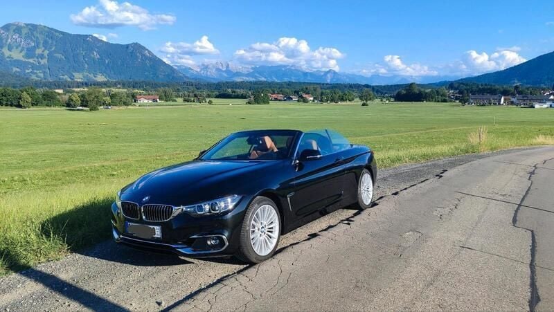 Schwarz Gebraucht 2020 BMW 430 Cabriolet Luxury Line Cabrio | 34.950 € (Fairer Preis) - Bild 1/4
