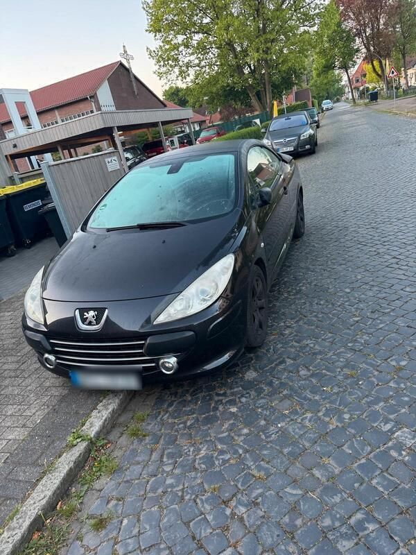 Schwarz Gebraucht 2006 Peugeot 307 CC Cabrio | 550 € (Superpreis) - Bild 1/4