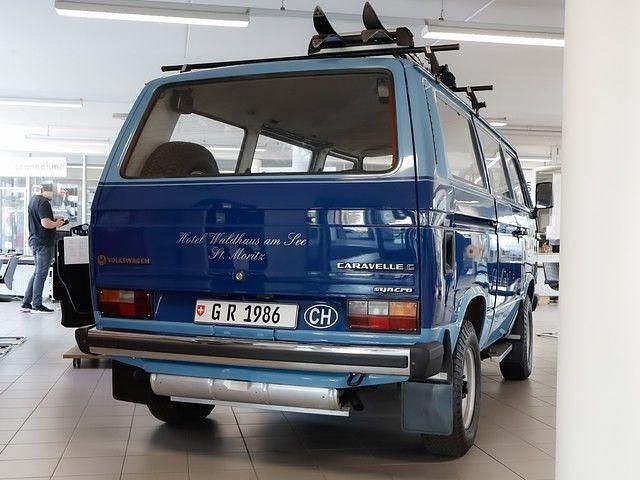 Gebraucht VW T3 77 PS (56 kW) 1986 Mediumblau/ultramarinblau Van