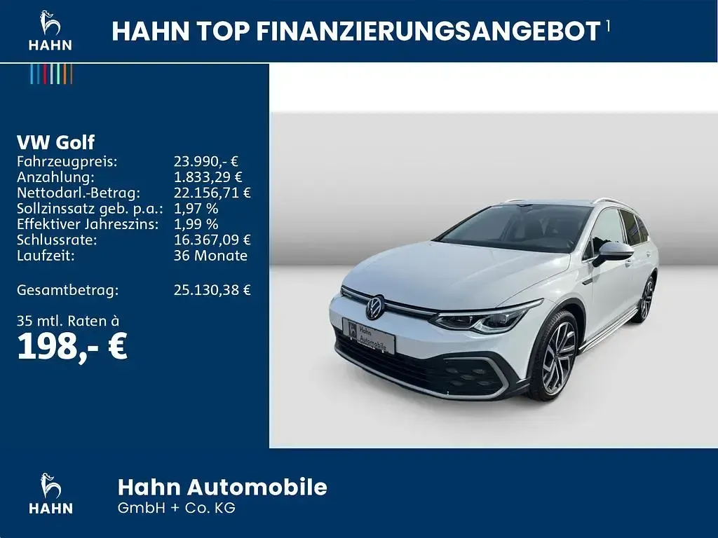 Gebraucht VW Golf Alltrack 200 PS (147 kW) 2023 Pure white Kombi
