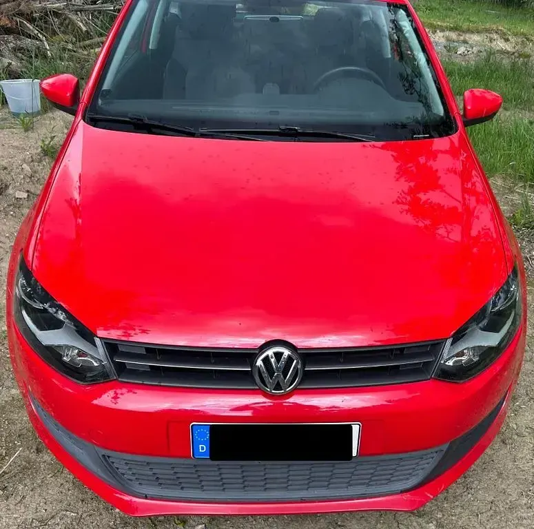 Gebraucht VW Polo Trendline 69 PS (50 kW) 2010 Rot Kleinwagen