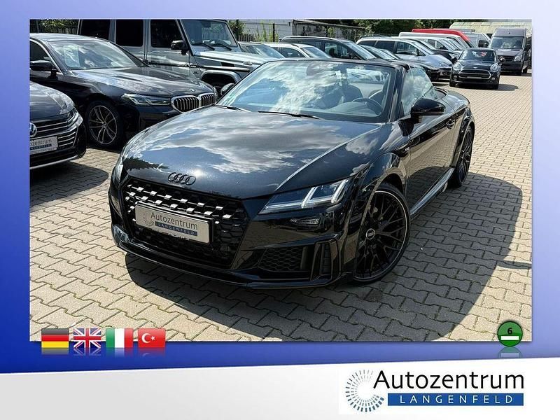 Schwarz (metallic) Gebraucht 2023 Audi TT Roadster S-line plus Cabrio | 41.790 € (Fairer Preis) - Bild 1/4