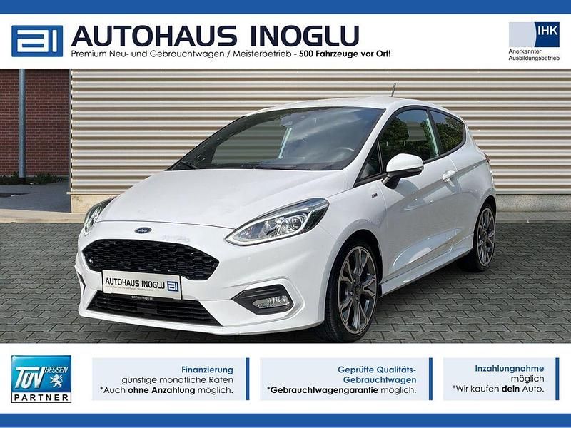Frostweiß Gebraucht 2018 Ford Fiesta ST-Line Kleinwagen | 9.280 € (Superpreis) - Bild 1/4