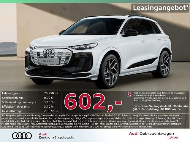 Gebraucht Audi Q6 e-tron Ambiente 284 kW (387 PS) 2025 Weiß SUV