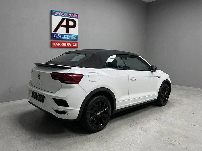 Gebraucht VW T-Roc Cabriolet R-line 150 PS (110 kW) 2021 Weiß Cabrio